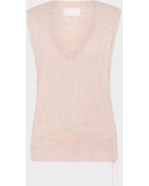 Maison Margiela Gardening Hemp Knit Vest - Pink