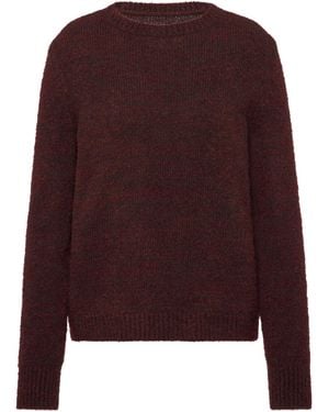 Maison Margiela Crewneck Knit Top - Purple