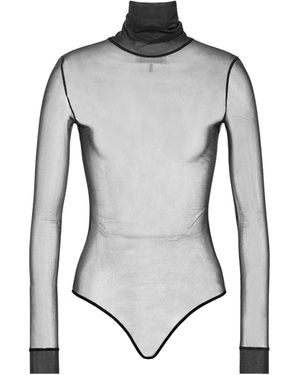 Maison Margiela Sheer Bodysuit - Grey