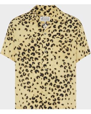 Maison Margiela Pixel Leopard Shirt - Metallic