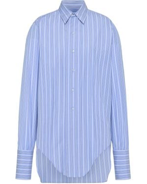 Maison Margiela Cotton Shirt - Blue