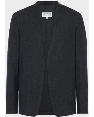 Maison Margiela Minimal Wool Jacket - Black