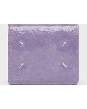 Maison Margiela Four Stitches Wallet Clip - Purple