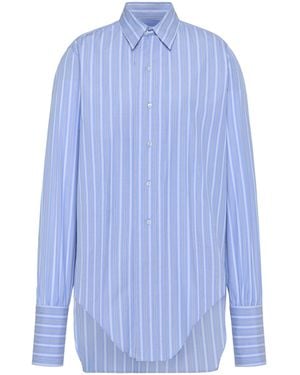 Maison Margiela Cotton Shirt - Blue