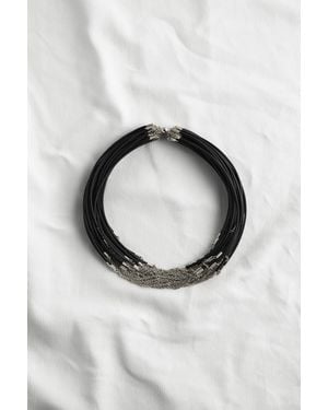 Maison Margiela Collier Épais À Chaines - Noir