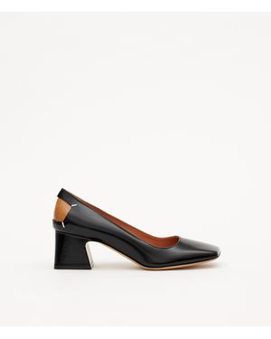 Maison Margiela Four Stitches Décortiqué Court Shoes - Black