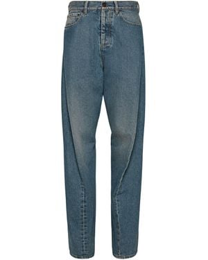 Maison Margiela Diagonal Seam Jeans - Blue