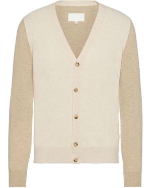 Maison Margiela Wool Knit Cardigan - Natural