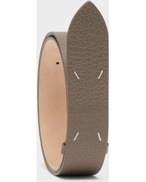 Maison Margiela Four Stitches Belt - White