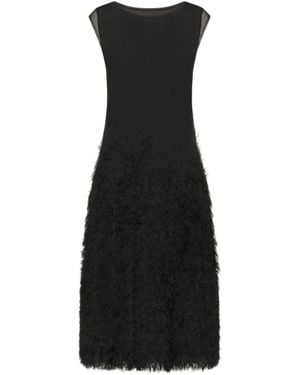 Maison Margiela Retrograde Silk Knit Dress - Black