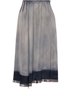 Maison Margiela Sun-Faded Midi Skirt - Grey