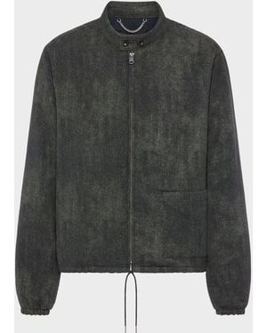 Maison Margiela Veste Caban En Coton, Homme, Taille - Noir
