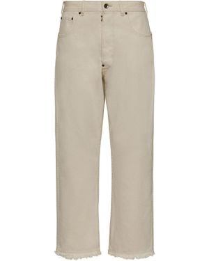 Maison Margiela Frayed Jeans - Natural