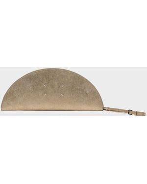 Maison Margiela Halfmoon Leather Pouch - Natural
