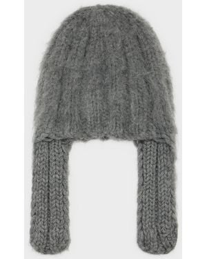 Maison Margiela Alpaca Wool Beanie - Gray