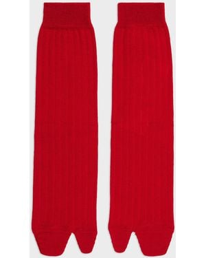 Maison Margiela Tabi Socks - Red