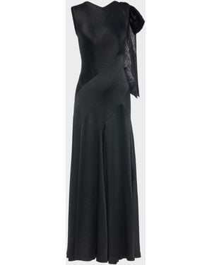 Maison Margiela Bias-Cut Evening Gown - Black