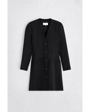 Maison Margiela Virgin Wool Mini Dress - Black