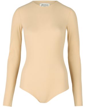 Maison Margiela Technical Jersey Bodysuit - White