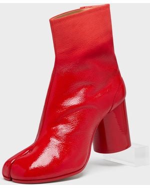Maison Margiela Tabi Ankle Boots - Red