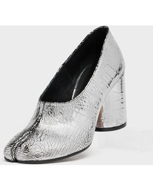 Maison Margiela Tabi Décolleté Pump Broken Mirror - White