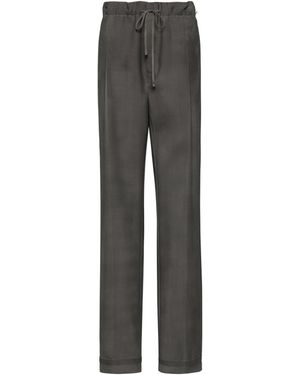 Maison Margiela Wool Mohair Trousers - Grey