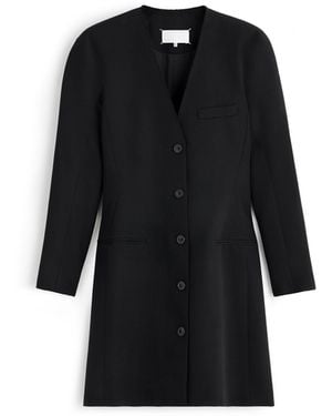 Maison Margiela Virgin Wool Mini Dress - Black