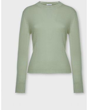 Malo Cashmere Crewneck Sweater - Green