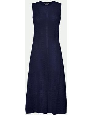 Malo Makò Cotton Dress - Blue