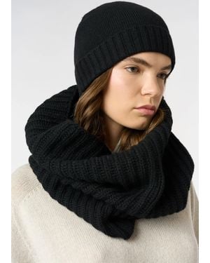 Malo Cashmere Neck Warmer - Black