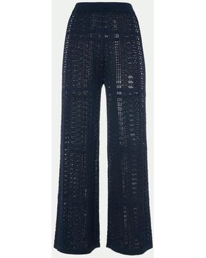 Malo Makò Cotton Pants - Blue