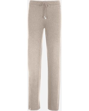 Malo Cashmere Jogging Pants - Natural