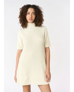 Malo Cashmere Dress - White