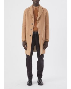 Malo Cashmere And Wool Coat - Brown