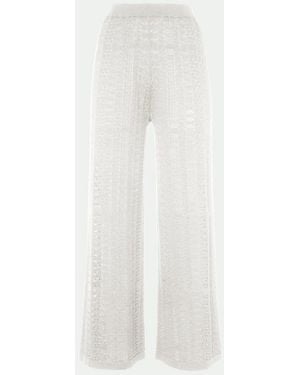 Malo Makò Cotton Pants - White