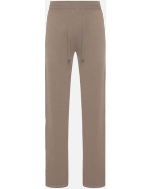 Malo Cashmere Jogger Pants - Natural