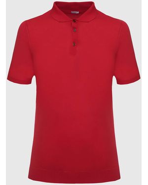 Malo Cashmere And Silk Polo - Red