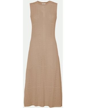 Malo Makò Cotton Dress - White