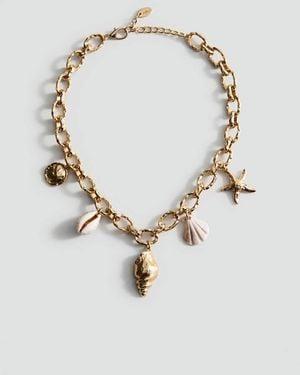 Mango Beaded Chain Design - Metallic