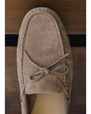 Mango Driver Shoe With Laces - Multicolour