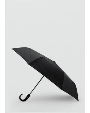 Mango Automatic Folding Umbrella - Black