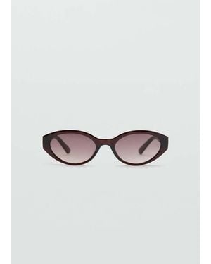 Mango Resin Frame Sunglasses - Grey