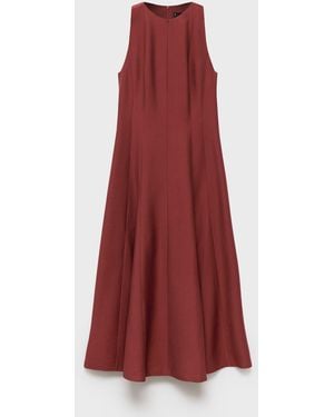 Mango Long Flared Dress