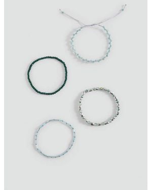 MANGO TEEN Set Of 4 Combined Bracelets - Grey