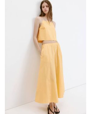 Mango 100% Cotton Tank Top - Natural