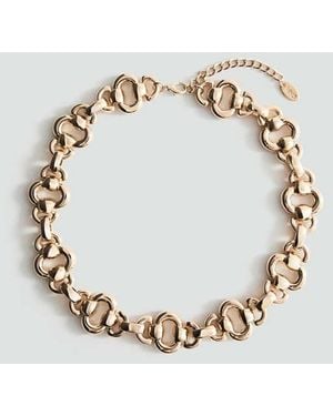 Mango Maxi-Link Necklace - Blue