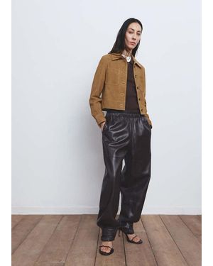 Mango Suede Jacket With Buttons - Grey