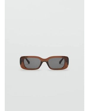 MANGO TEEN Resin Frame Sunglasses - Brown