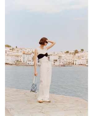 Mango Bucket Crochet Bag - Gray