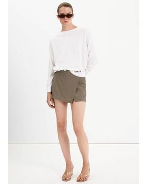 Mango Lyocell Skort - Natural